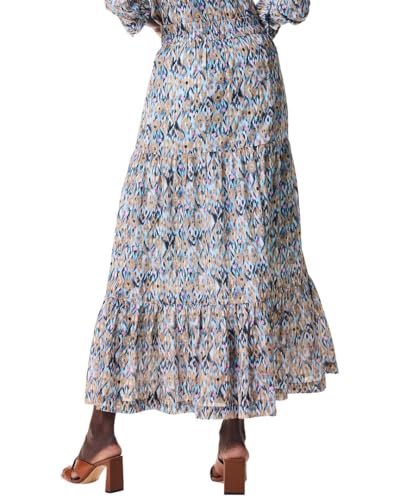 NIC+ZOE Women's Up Beat Ikat Tiered Skirt2
