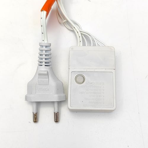 Cascata Fio com 400 LED Branco Pisca 8 funções 5M 220V - Decoração Festas Eventos Natal