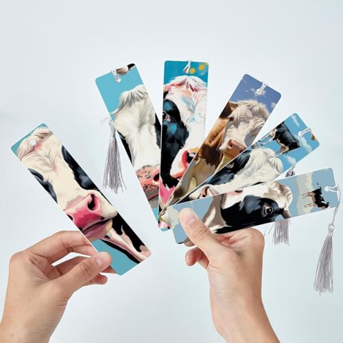 Marque-pages en forme de vache pour ne plus perdre sa page de lecture