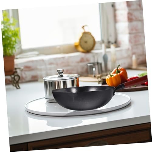 Wok tradicional de hierro con mango ergonómico y antiadherente miniatura 5