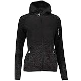 RENNER XXL Kura Softshell-Fleece-Jacke Damen Große Größen, Schwarz, 46