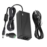 HAASHADA Power Supply, 12V Power Transformers, AC 100-240V to DC 12V 12A Power Supply LED Adapter, 144 Watt Max, for LED Strip Neon Rope String Lights, Computer Project, Recorder, TV Screen