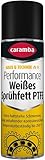 Caramba Performance Weißes Sprühfett PTFE, Schmierstoff und Korrosionsschutz für bewegliche Teile aller Art, Temperaturbeständig, Haftstark, 250 ml