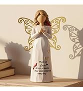Cardinal Gifts for Women - Angel Figurines with Golden Butterfly Wings - Sympathy Gifts for Loss ...