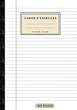  Cahier Canada 80 Pages: Cahier A4 ligné, 80 pages, tables de multiplication incluses.