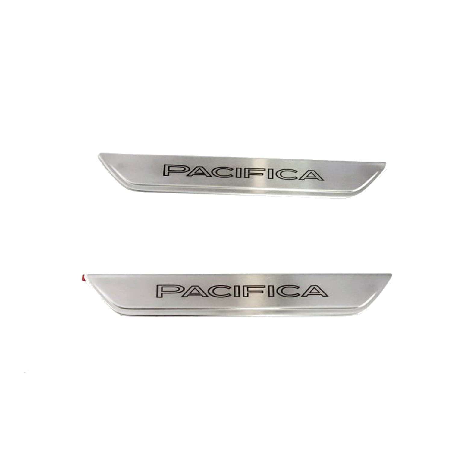 Mopar 82214548AC Door Sill Guards Door Sill Guards, Stainless Steel with laser etched Pacifica logo. Set of two