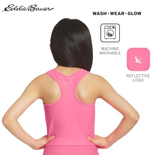 Image of Eddie Bauer Girls' UPF 50+ Swim Bikini Bottom and Racerback Tankini Set