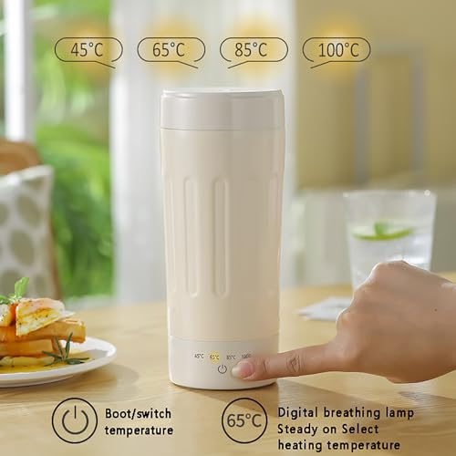 Tetera eléctrica portátil con control de temperatura 350 ml miniatura 3