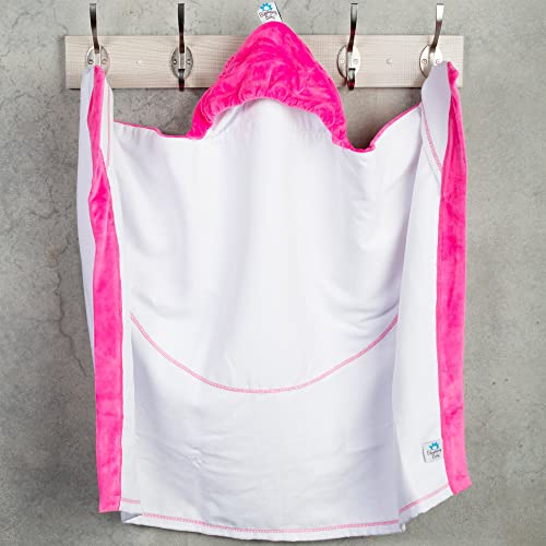 Blooming Bath Flower Bath Towel For Newborns And Babies - Super Soft Minky Bath Towel With Hood - 45 In X 30 In - Pink #TOP2
