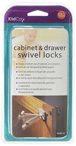 KidCo 12 Count Swivel Cabinet and Drawer Lock