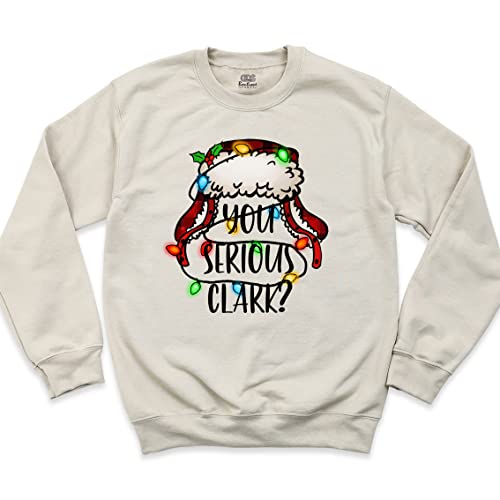 You Serious Clark Sweatshirt, Cute Christmas Graphic Sweatshirt, Xmas Lights Sweatshirt, Holiday Hoodies, Winter Noel Sweatshirt, Merry Christmas Sweater (Sweatshirt, Hoodie)
