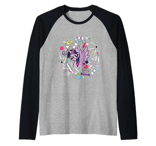 Twilight Sparkle My Little Pony haut de baseball raglan pour inspirer la rentrée