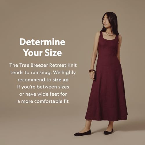 Allbirds Women’s Tree Breezer, Knit Ballet Flats, Slip-On Everyday Round Toe Shoes, Machine Washable Made with Natural Materials - Sienna Blush - 6.5 Medium