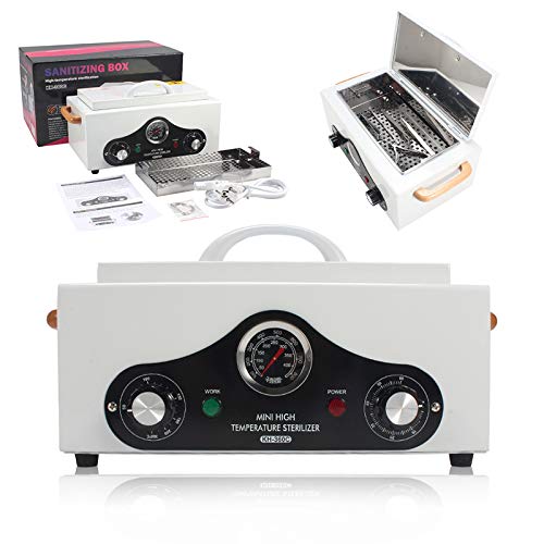 1.5L Mini High Temperature Portable Sterilizer 500W Autoclave Manicure Tool for Beauty Nail Tools