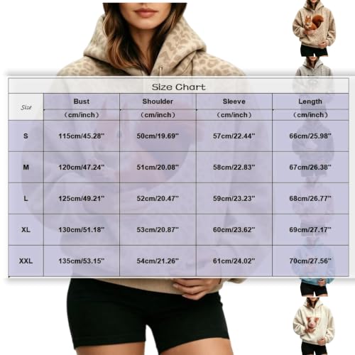 CHENXDZHAO Purr Pup Hoodie,Pet Pouch Hoodie Leopard Print Puppy Cat Carrier Hoodies Casual Loose Fit Going Out Travel Sweatshirts With Kangaroo Pocket,Brown,XL — view 6