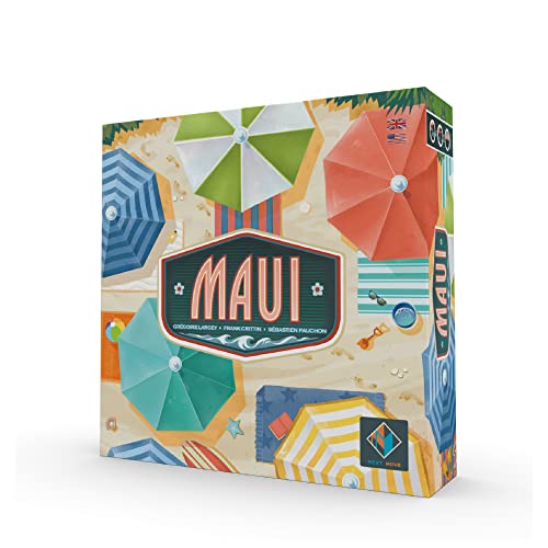 Maui Board Game | Beach Themed Strategy Game | Pattern-Making Puzzle Game | Fun Family Game For Kids And Adults | Ages 8+ | 2-4 Players | Average Playtime 30 Minutes | Made By Next Move Games #TOP6