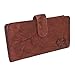Buxton Checkbook Cover and Credit Card Holder (Mahogany)