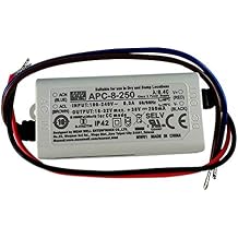 Mean Well Power Supply APC-8-350, AC-DC, 11-23V 0.35A Output, 100-264V Input, 8W, LED Driver, Constant Current, AP Series 350mA, 29VDC