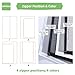 Custom Size Fly Screens for Doors Anti Mosquito Fly Curtain, Removable Door Screen Mesh, Insect Protection Door Net for Living Room Bedroom, Keep Fly Bug Out (W*H:140 * 240cm,Position 4)