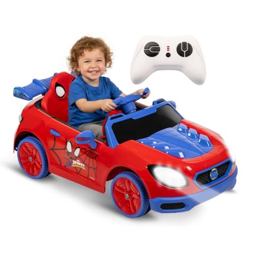 Huffy Marvel Spider-Man 12V Ride-On Car with Parent Remote...