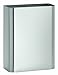 Bradley 357-000000 Stainless Steel Surface Mounted Waste Receptacle, 6.5 Gallon Capacity, 14 Width x 18 Height x 6 Depth