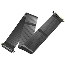 Akasa Riser Black XL | PCIe 3.0 Riser Cable | PCIe Extension Cable | EMI Shielding | 1000 mm | AK-CBPE01-100B