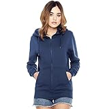 Zipper Hoodies for Women | Women's 100% Organic Cotton Zip Up Hooded Sweatshirt