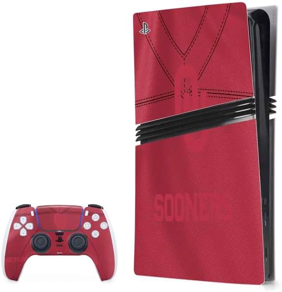 Skinit Decal Gaming Skin Compatible with PS5 Pro Bundle - Officially Licensed University of Oklahoma Boomer Sooner Design