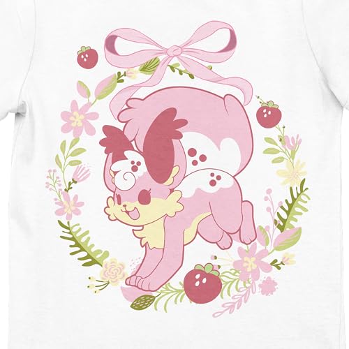 Bioworld Tasty Peach Girls White Crew Neck Short Sleeve T-Shirt2