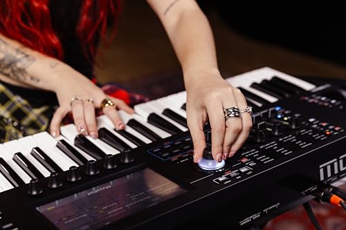 Image of Yamaha 76-Key Music Synthesizer with Improved Keyboard Action, Performance Focused for Next Generation Sound Exploration, Expressive Control and Optimized Workflow MODX M7