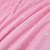 URBONUR Set Copripiumino Glitterato Per Ragazze – 6 Pezzi Con Lenzuola, Tema Sirena Squame Di Pesce, Rosa/Viola Sfumato – Queen Size