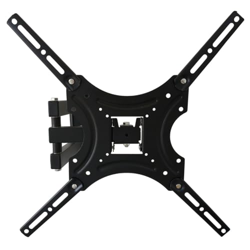 Yuarisx Tilt Swivel TV Wall Mount Full Motion Articulating Bracket for Most 26 30 32 35 37 40 42 45 46 47 50", Some up to 52" 55" Plasma LCD LED Flat Panel Screen TV with VESA up to 400x 400mm