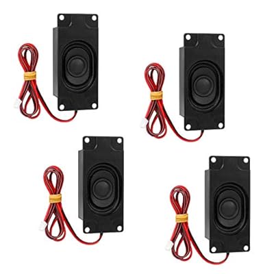 LuluDa 4Pcs Altavoces Multimedia Estéreo,Altavoz para Pequeño Proyecto Electrónico Bricolaje Compatible con Arduino Raspberry Pi(Negro) | Ya disponible en tu tienda friki favorita! En mundofriki.es!