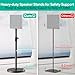 Heavy-Duty Floor Speaker Stands Pair for Sony Bravia Theatre Quad HT-A9M2 Speaker Stands - Height Adjustable Surround Sound Speaker Stand for Sony HT-A9M2 Stands with Cable Management (Stand Only)