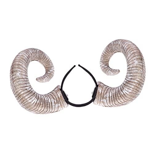 Gadpiparty Faixa De Chifres De Carneiro Faixa De Chifre De Bandana De Chifres De De Touro Faixa De C