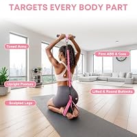 Vieliian Multifunctional Foot Pedal Resistance Band Set 30-90LB — image 4