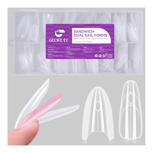 Save 15% on Gelike EC Sandwich Nail Forms - 240Pcs Kit