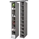 Hanging Shoe Shelves, 10 Shelves Hanging Shoe Organizer for Closet, Shoes Holder Storage Shelves,...