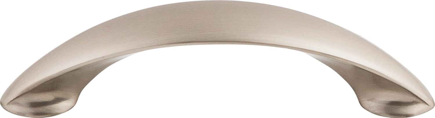 Top Knobs M515 Nouveau II Collection 3-3/4" New Haven Pull, Brushed Satin Nickel
