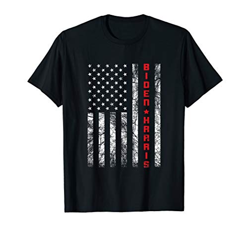 Joe Biden Kamala Harris Vintage USA Flag - Biden Harris 2020 T-Shirt for Women Men