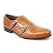 New Men's Cap Toe Monk Strap Modern Dress Shoes 19396
