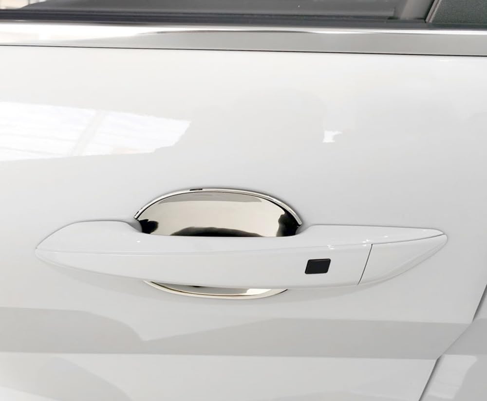 Car Accessories Fit for Hyundai Elantra 2023 2022 2021Car Side Door Bowl Protector Cover Trim ABS (Chrome Silver) 4 PCS