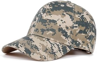 Baseball Cap for Men Women Trendy Camouflage Adjustable Trucker Cap Snapback Breathable Dad Hat