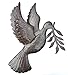 Dove of Peace Recycled Metal Art from Haiti 17" X 17.5"