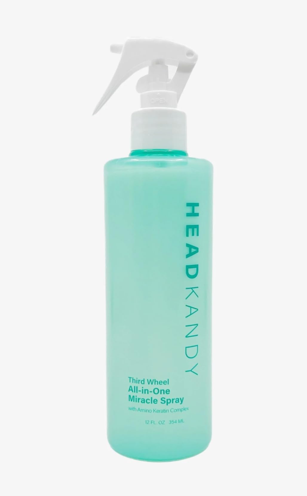 Head Kandy Heat Protectant Hair Spray, The Third Wheel, 13.5 Oz, Thermal Protection Spray With Amino Keratin, Prevent Damage & Breakage From Flat Iron, Hair Straightener, Hair Dryer, Curling Irons