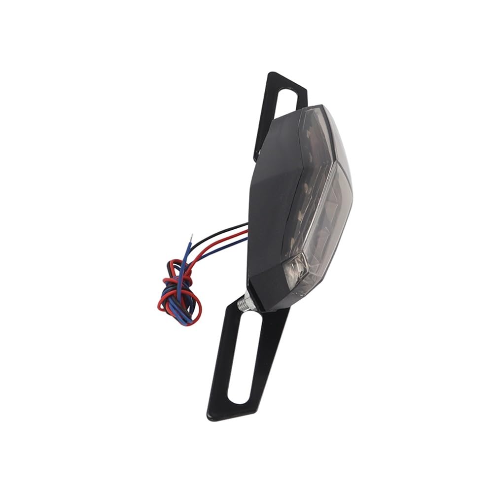 Fanale Posteriore per Moto A 6 LED da 12 V, Luci Posteriori Luce Freno E Stop Staffa per Accessori per Stop Luci Freno