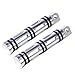 HANSWD Footpegs Foot Pegs Rest For Sportster Touring Softail Road King (Silver)