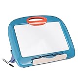 Smoby - Tragbare Tafel - abwischbare Tafel für Kinder - Lernspiel - Zusammenbaubar und tragbar - Marker und Tuch - ab 3 Jahren