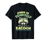 Ideal für Männer, Herren, Frauen, Kinder, Jungs und Mädchen. Eine tolle Geschenkidee zu Weihnachten oder zum Geburtstag. Ein super Geschenk für Zoo Liebhaber, Tier Freunde und Tierpfleger. Ein Waschbär Design.