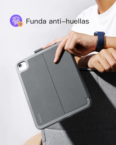 Inateck Funda para iPad de 10 generación con Teclado, Funda Ultraligera para iPad Air 6 11 Pulgadas 2024, iPad 10 Gen 2022, iPad Air 5/4 (2022/2020) 10,9 Pulgadas, iPad Pro 11 4/3/2/1, QWERTZ, con - imagen 8